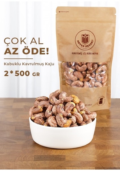 Kaju Kabuklu Kavrulmuş (500 gr x 2 Adet)