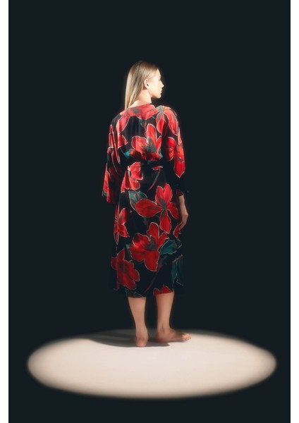 Kadın Vegan Dokuma Kimono fırsatları