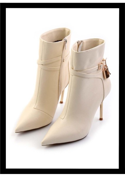 Bej Kadın Bot & Bootie K02209031809