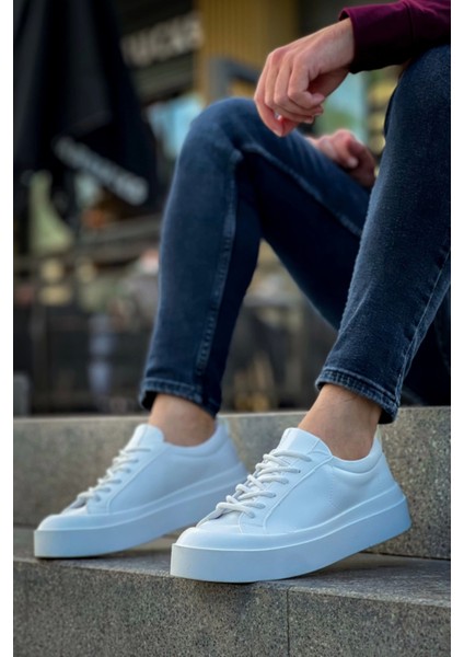 SBO500 Boa Özel Termo Taban Beyaz Casual Erkek Ayakkabı