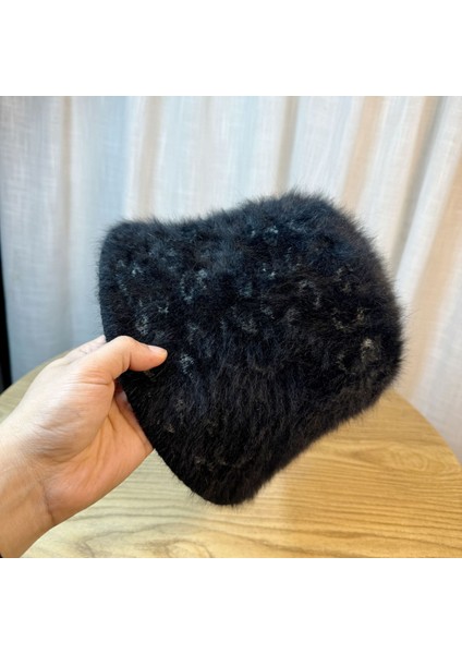 Makyajsız Kadınlar Için Sonbahar ve Kış Yeni Peluş Balıkçı Şapkası (Yurt Dışından)