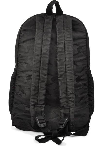 Tekstil Siyah Kamuflaj Unisex Sırt Çantası