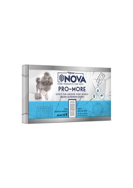 Köpek Damlası Orta Irk (4ml*4 Adet) 10-30KG Arası