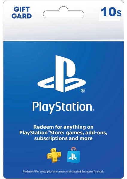 Playstation Network Usa 10 USD Gift Card Psn Dolar Hediye Kartı - United States