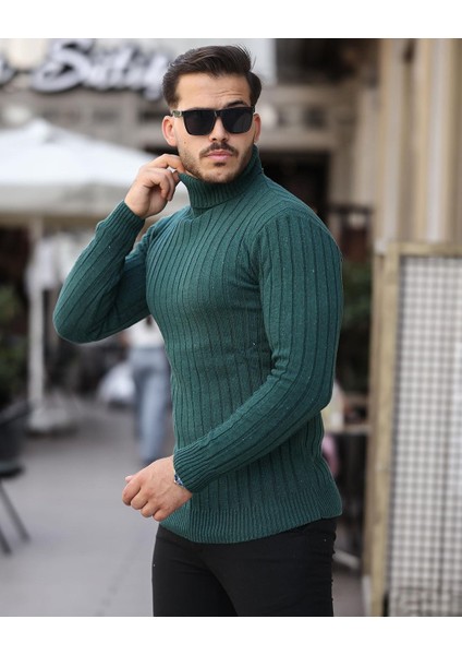 Balıkçı Yaka Triko Kazak