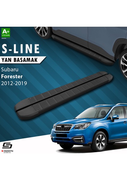 S-Dizayn Subaru Forester 4 S-Line Siyah Yan Basamak 183 cm 2012-2019 fiyatları