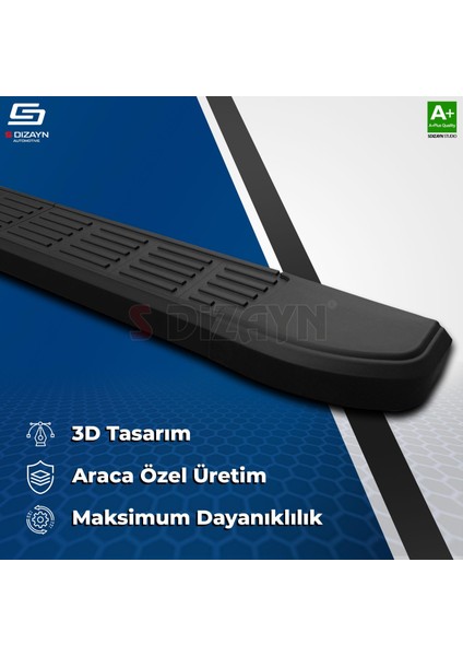 S-Dizayn Subaru Forester 4 S-Line Siyah Yan Basamak 183 cm 2012-2019 indirimleri