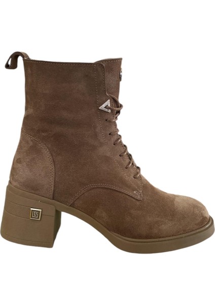 59127 Kadın Casual Deri Nubuk Bot (Kış 24)