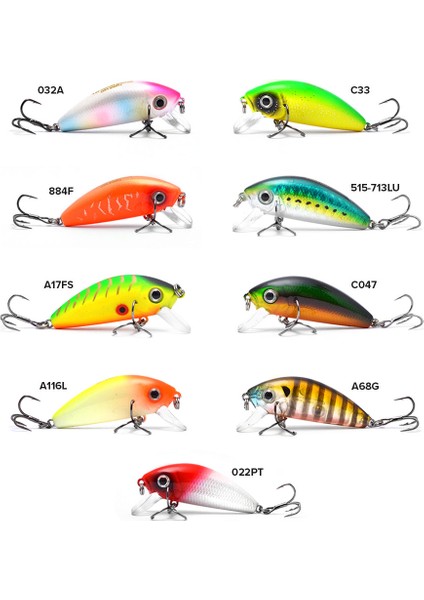 MG-002 Mustang Minnow 4.5 cm 4.2 gr Maket Yem