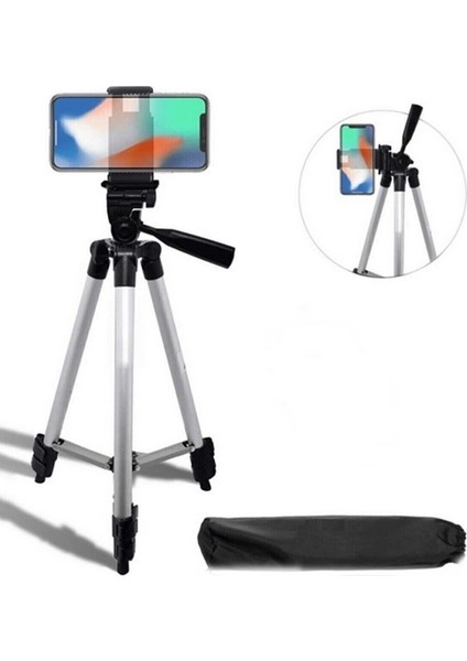 X3110 Profesyonel Fotoğraf Video Çekimi 106 cm Tripod