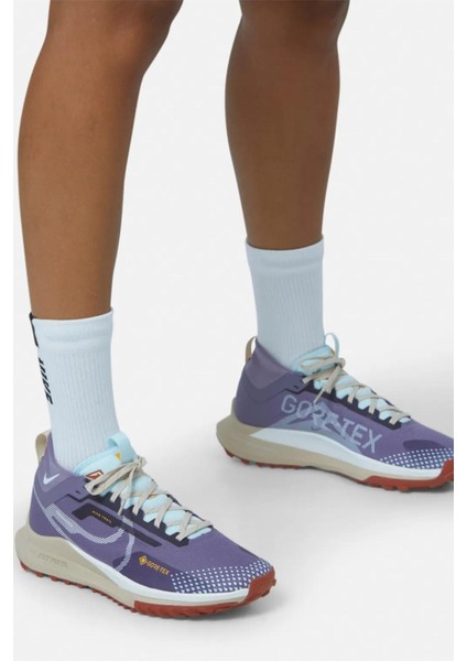 React Pegasus Trail 4 Goretex Su Geçirmez Reflektörlü Yürüyüş Koşu Ayakkabısı Mor