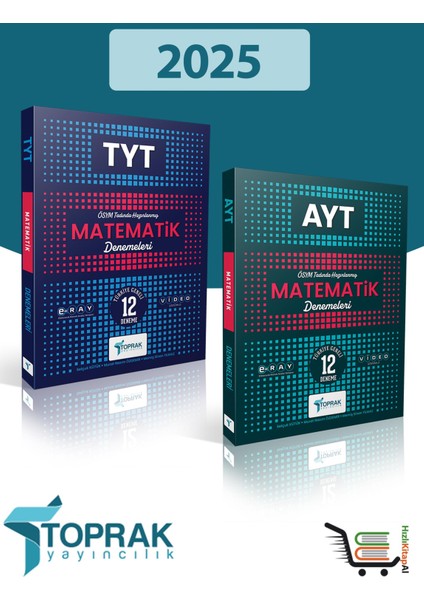 2025 AYT Matematik ve TYT Matematik Deneme Seti fiyatları