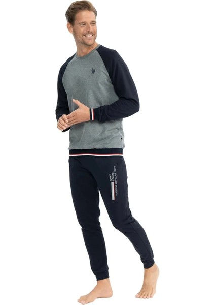 Pamuk Uzun Kol Erkek Pijama Takım 18812