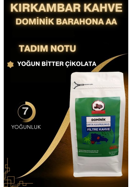 Dominik Filtre Kahve Öğütülmüş Filtre Kahve 250 gr