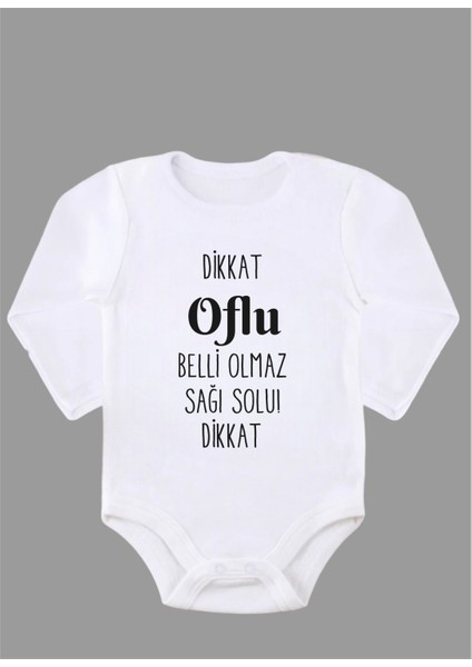 Uzun Kollu Organik Pamuk Baskılı Bebek Body Çıtçıtlı Zıbın ZBN094