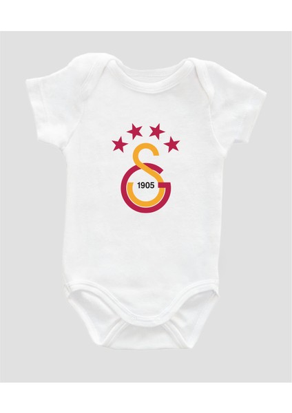 Organik Pamuk Sarı Kırmızı Bebek Zarf Yaka Zıbın Body ZBN103