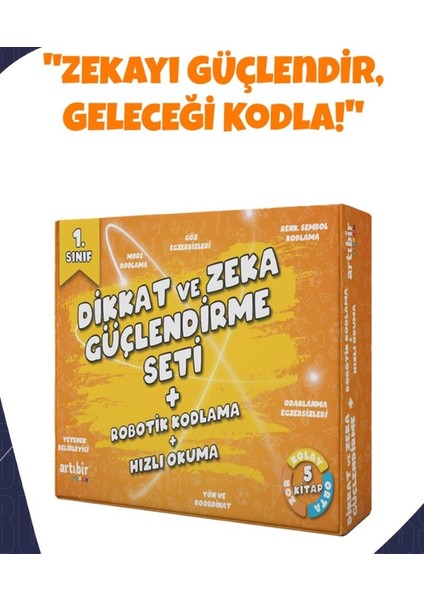 1. Sınıf Dikkat ve Zeka Güçlendirme Seti