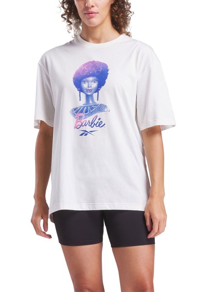 x Barbıe Graphıc T Ekru Kısa Kol T-Shirt