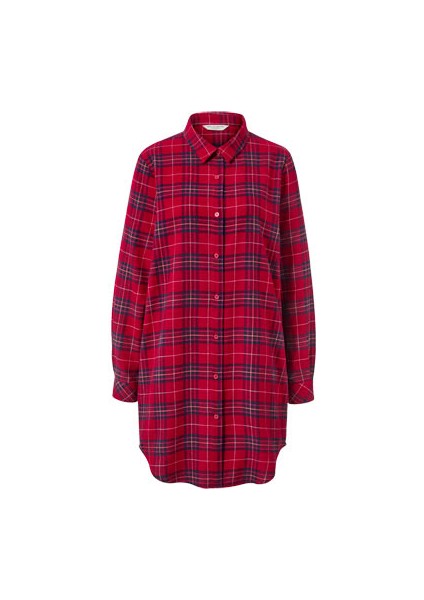 Flanel Gecelik, Kırmızı