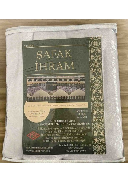 Şafak Ihram Hac ve Umre Kıyafeti 1000GR