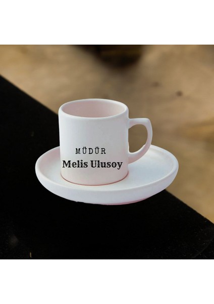 Idarecilere Özel Isimli Türk Kahve Fincanı ve Altı fırsatları