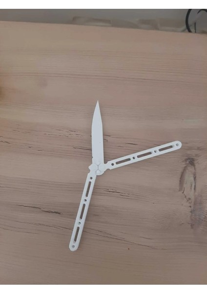 Beyaz Modern Kelebek, Eğitim Sallama Bıçak, Keskin Değildir modelleri