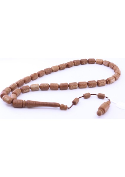 Kapsül Kesim Çınar Ağacı Tesbih 8 x 12 mm
