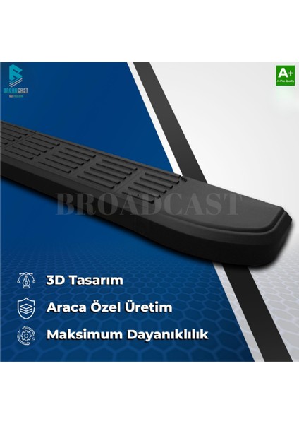 Chery Tiggo 8 B-Line siyah Yan Basamak 2022-SONRASI Uyumlu