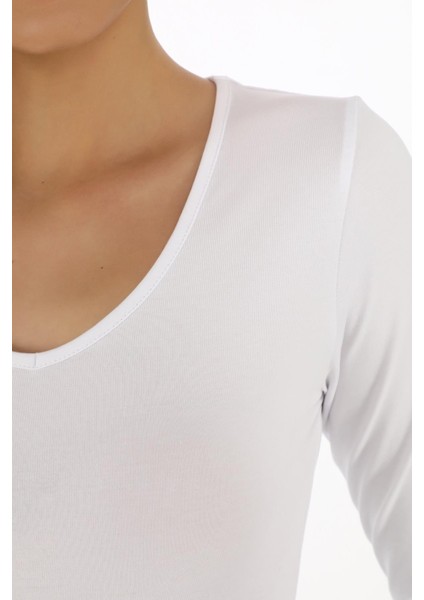 V Yaka Slim Fit Tişört 2'li Satış-Siyah-Beyaz indirimleri