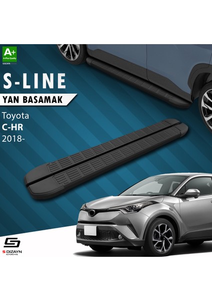 S-Dizayn Toyota C-Hr S-Line Siyah Yan Basamak 173 cm 2018-2023 fiyatları