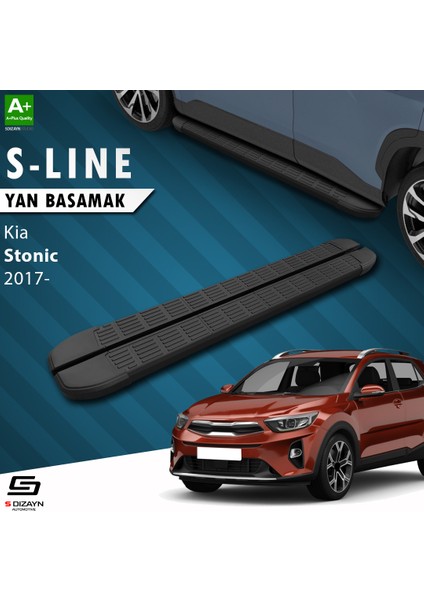 S-Dizayn Kia Stonic S-Line Siyah Yan Basamak 173 cm 2017 Üzeri fiyatları