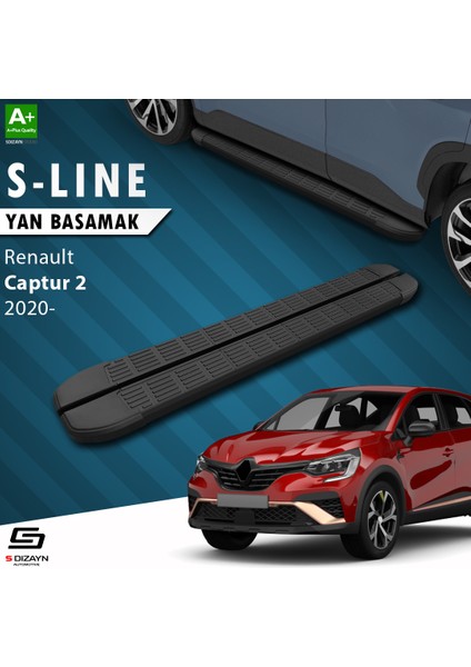 S-Dizayn Renault Captur 2 S-Line Siyah Yan Basamak 183 cm 2020 Üzeri fiyatları