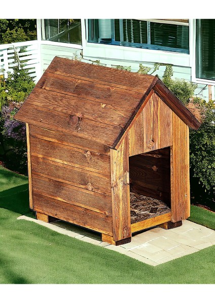 Ahşap Köpek Kulübesi Köpek Yuvası Ağaç Köpek Evi 2023