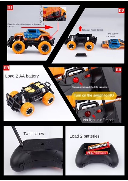 Uzaktan Kumandalı Infinity Araba Işıklı Mini Jeep 14CM.