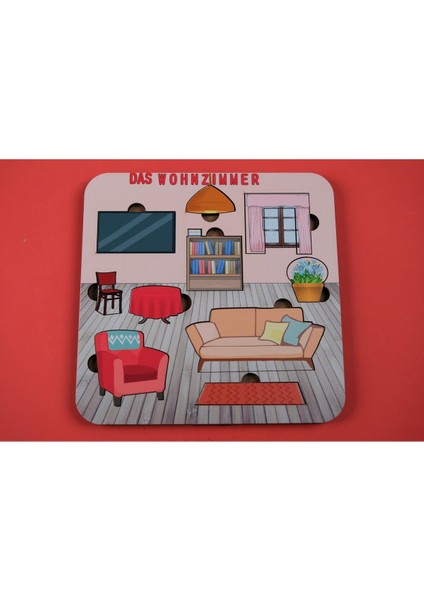 Das Wohnzimmer | Almanca Öğreten Puzzle