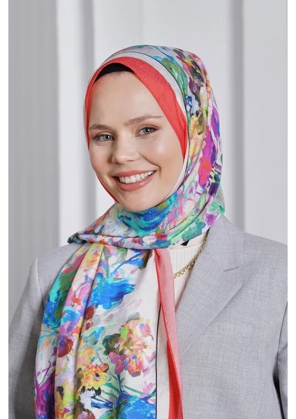 Mercan Loryan Scarf Diamond Henna Şal