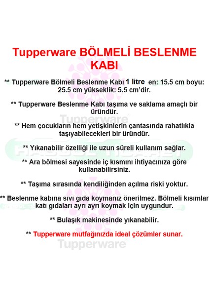 Bölmeli Beslenme Kutusu Sağlıklı Beslenme Kabı fırsatları