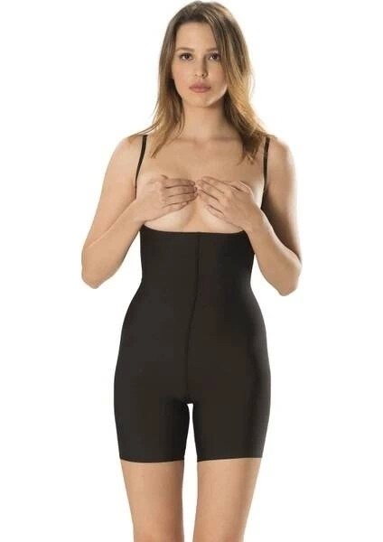 Lazer Kesim Paçalı Body Korse