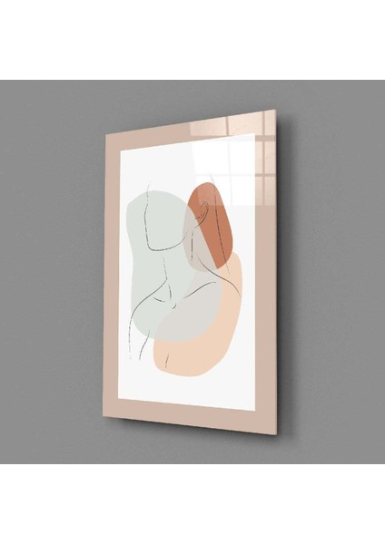 Soyut Şekiller Cam Tablo fiyatları