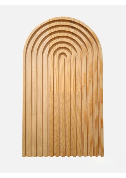 Bambu Ahşap Sunum Tabağı