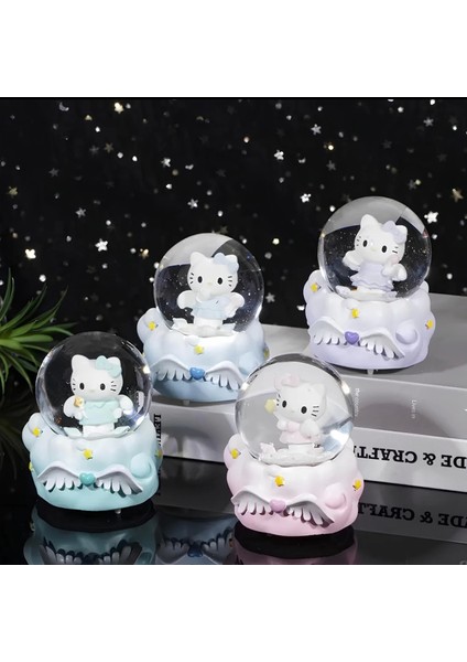 Hello Kitty Işıklı Kar Küresi 7 cm ALK3103