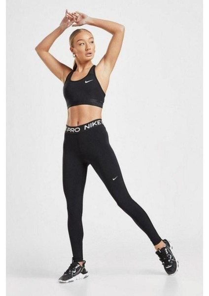 Pro Normal Belli File Panelli Kadın Siyah Tayt modelleri