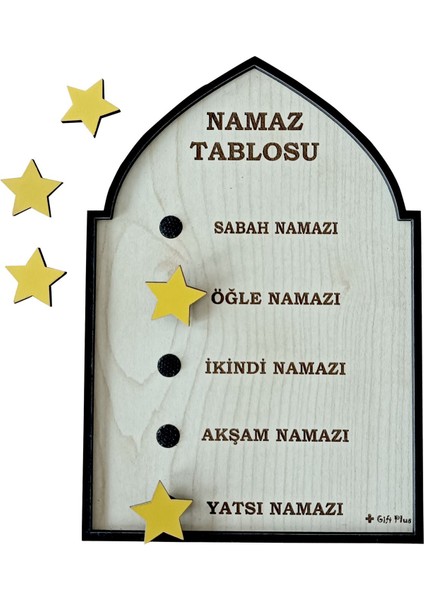 Ahşap Namaz Listesi, Kontrol ve Kullanım Rehberi, Şık ve Pratik Tasarım, 1'li Paket, 3+ Yaş fiyatları