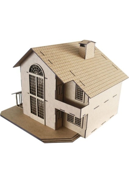 3D Ahşap Maria Ev Maketi 67 Parça