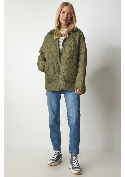 Cepli Oversize Kapitone Mont fiyatları