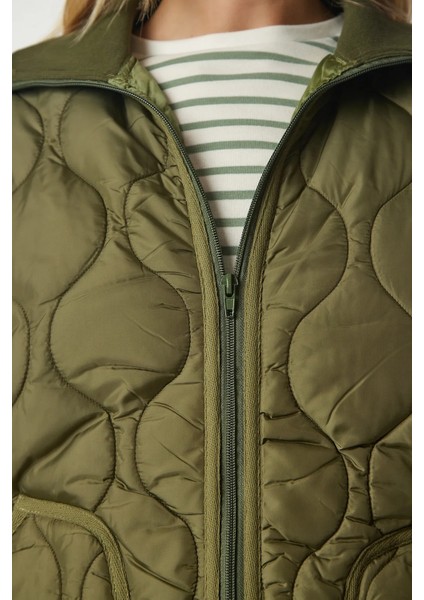 Cepli Oversize Kapitone Mont modelleri