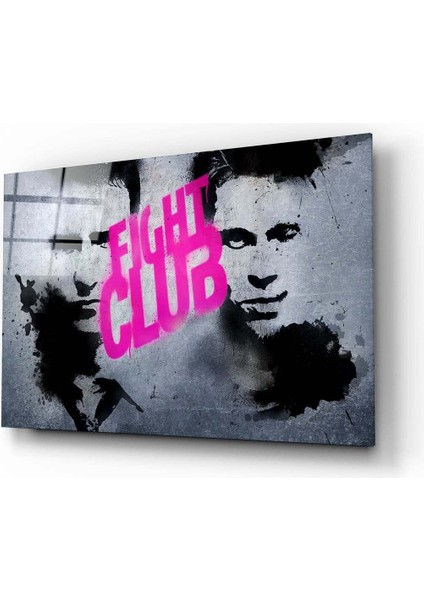 Dövüş Kulübü Posteri Cam Tablo