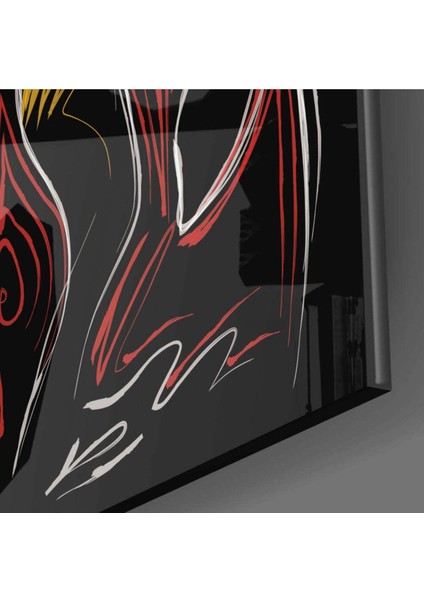 Soyut Yüzler Cam Tablo fiyatları