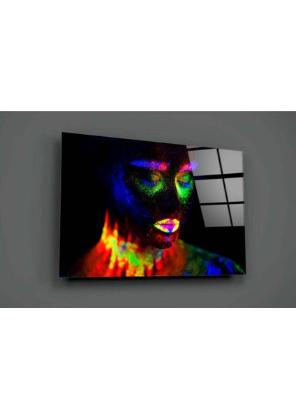 Kadın Portre 33 Cam Tablo modelleri