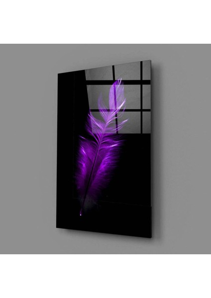 Mor Tüy Cam Tablo modelleri